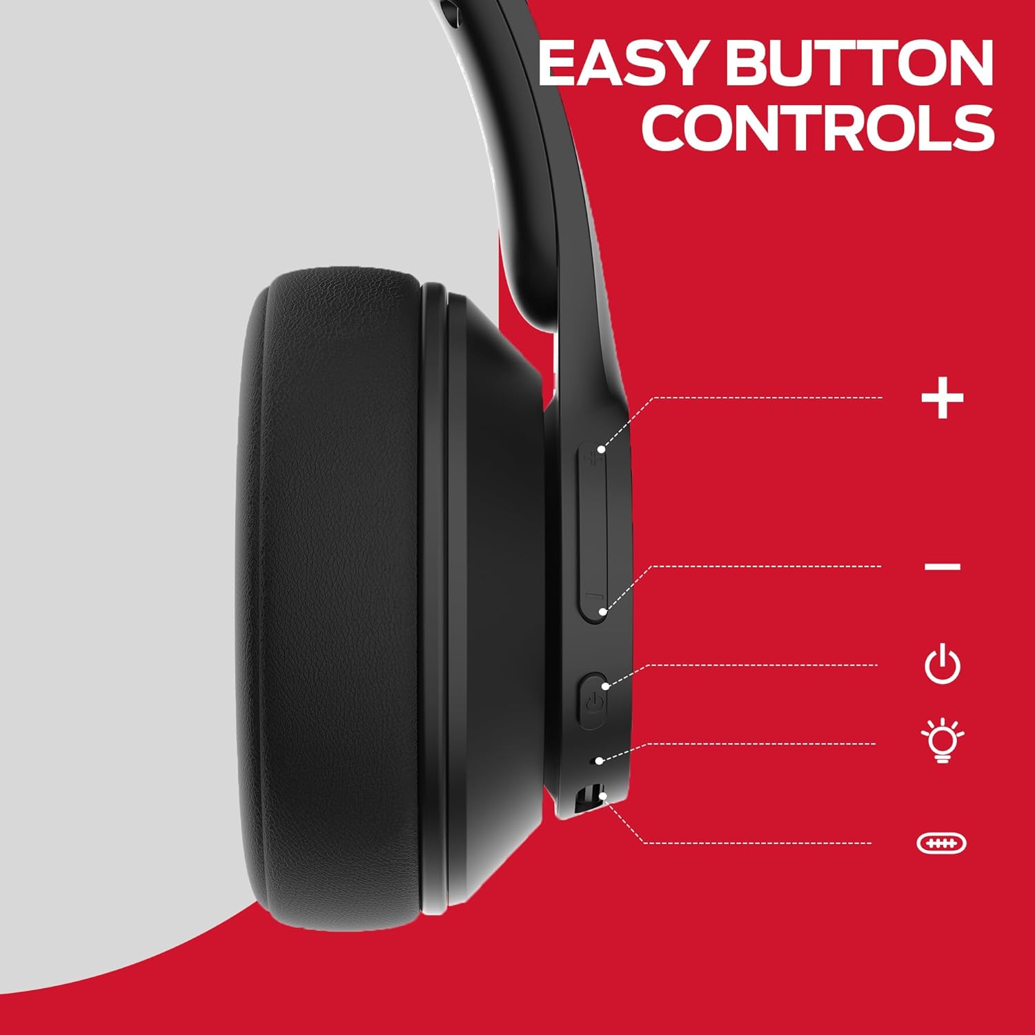 Monster Mission 100 Bluetooth Headphones, On Ear Headphones with Immersive Bass, Crystal Clear Call, 40H Playtime, Bluetooth 5.4, Comfortable Fit Wireless Headset for Travel Work (Black) Monster Mission 100 Bluetooth Headphones, On Ear Headphones with Immersive Bass, Crystal Clear Call, 40H Playtime, Bluetooth 5.4, Comfortable Fit Wireless Headset for Travel Work (Black)